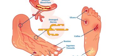 রোগের নাম ডায়াবেটিক ফুট