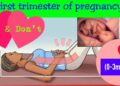 গর্ভাবস্থার তৃতীয় মাসে যা করবেন,যা করবেননা !