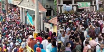 মেডিক্যাল ভর্তি পরীক্ষা: স্বাস্থ্যবিধি মানা হয়েছে হলে কিন্তু কেন্দ্রের বাইরে নয়