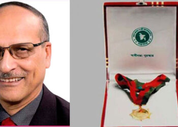 স্বাধীনতা পুরস্কার ২০২১’ গ্রহণ করলেন অধ্যাপক ডা. আমজাদ