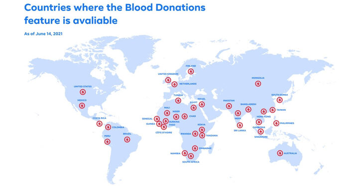 রক্তদান করতে ফেসবুকে নিবন্ধন ১০ কোটি