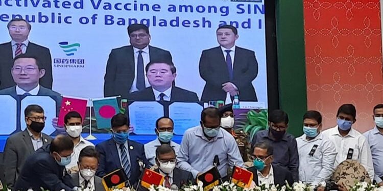 তিন মাস পর দেশেই হবে টিকা উৎপাদন,সিনোফার্মের সাথে সরকারের চুক্তি
