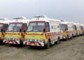 দেশে ভারতের উপহারের ১০৯টি অ্যাম্বুলেন্স