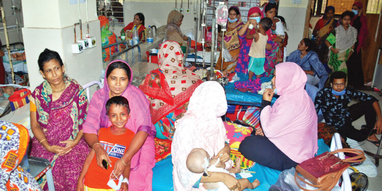 ৪৫ শয্যার শিশু ওয়ার্ডে চিকিৎসা নিচ্ছে ২ শতাধিক শিশু !