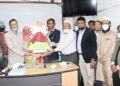 ইউজিসি অধ্যাপক ডা. সজল ব্যানার্জিকে বিএসএমএমইউর সংবর্ধনা