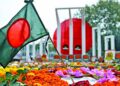 আজ একুশে ফেব্রুয়ারি, শ্রদ্ধার ফুলে ভরে উঠছে শহীদ বেদি