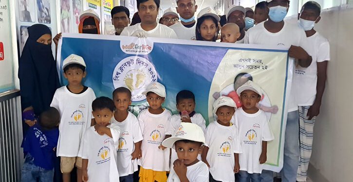 ১২ বছরে বাঁকা পায়ের ৩০ হাজার শিশু সুস্থ