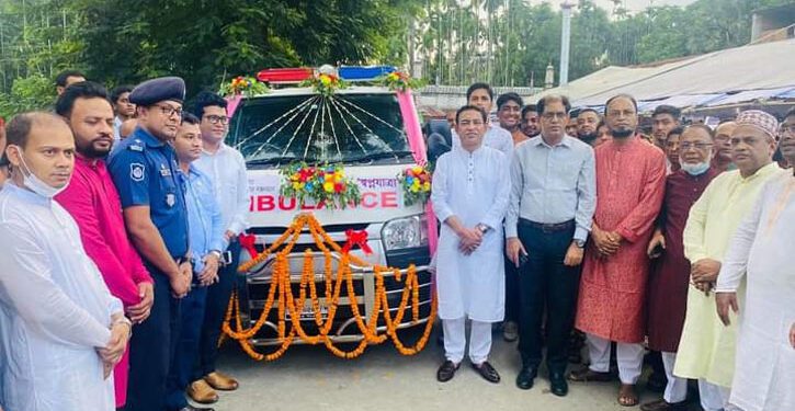 লক্ষ্মীপুরের রায়পুরে চালু হলো অনলাইন অ্যাম্বুলেন্স সেবা ‘স্বপ্নযাত্রা’