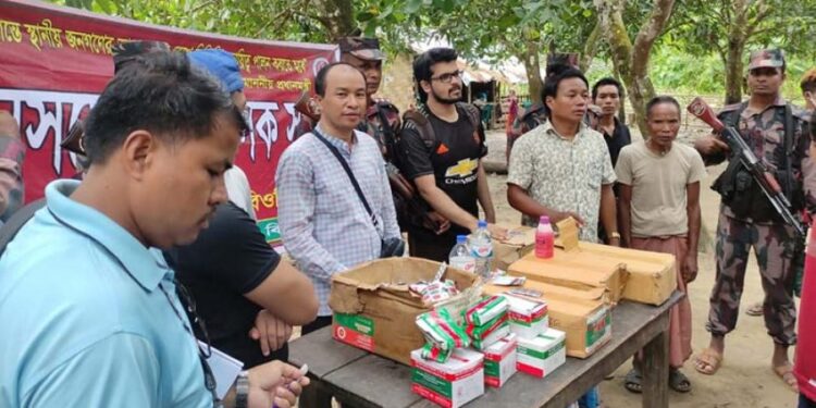বান্দরবানে ডায়রিয়া রোগীদের জন্য ১০ শয্যা বিশিষ্ট ফিল্ড হাসপাতাল চালু