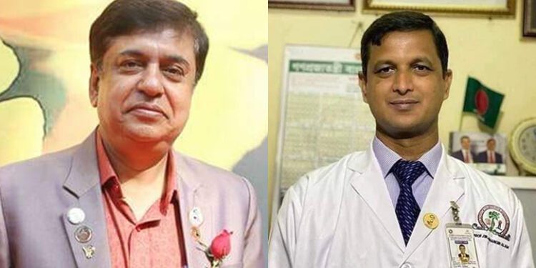 অর্থোপেডিক সোসাইটির সভাপতি অধ্যাপক ডা. মোনায়েম, মহাসচিব অধ্যাপক জাহাঙ্গীর আলম