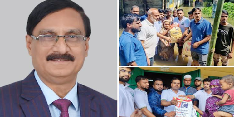 সিলেটে বিএমএ’র উদ্যোগে খাদ্যসামগ্রী বিতরণ