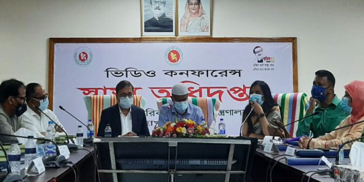 স্বাস্থ্য অধিদপ্তর পরিদর্শনে নবনিযুক্ত স্বাস্থ্য সচিব ড. মো. আনোয়ার হোসেন