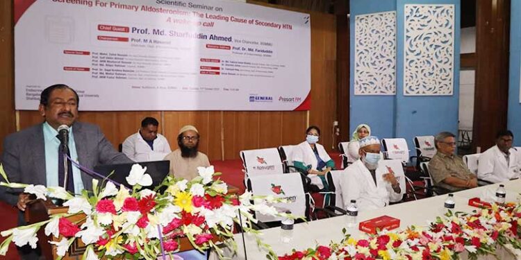 ‘শতকরা ৫-১০ ভাগের উচ্চ রক্তচাপের কারণ নির্ণয় করা যায়’: বিএসএমএমইউ উপাচার্য