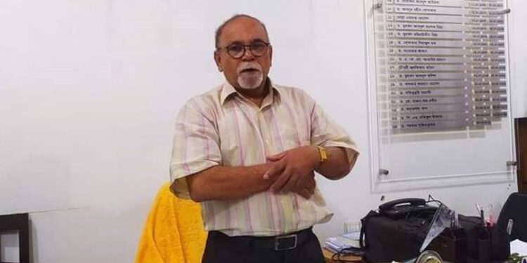 রামেকে মরণোত্তর দেহ দান করলেন রাবি অধ্যাপক সুজিত কুমার সরকার